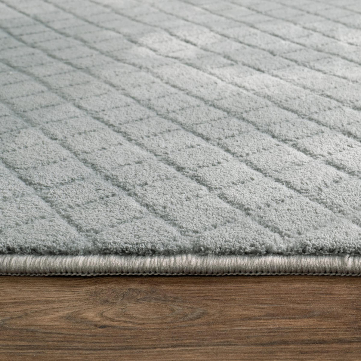 KURZFLORTEPPICH 60/100 cm Rotterdam 591 - Grau, Kunststoff (60/100cm) - Paco Home