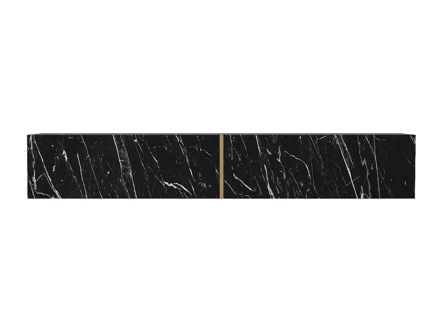 TV-HÄNGESCHRANK - 181.8 cm x 31.7 cm - Holz, Platte - Schwarz - DINOMA - Schwarz, Holz (181.8/30/31.7cm) - Vente-Unique
