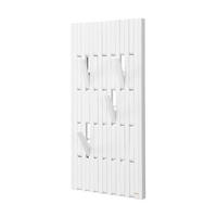 GARDEROBENPANEEL QUEST Weiß - 55 x 4 x 105 cm - Weiß, Holz/Holzwerkstoff (55/105/4cm) - Home Deluxe