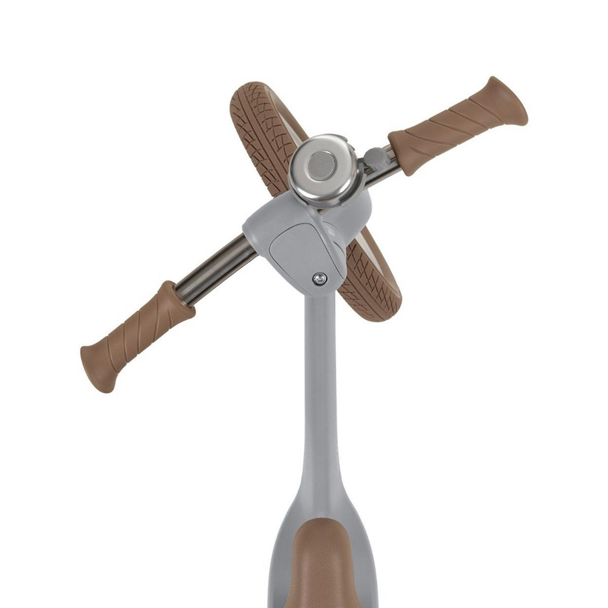 LAUFRAD Lanser 12 Zoll grau höhenverstellbar, PU-Räder, Anti-Rutsch-Griffe - Grau, Metall (85/38/54cm) - Kikka boo