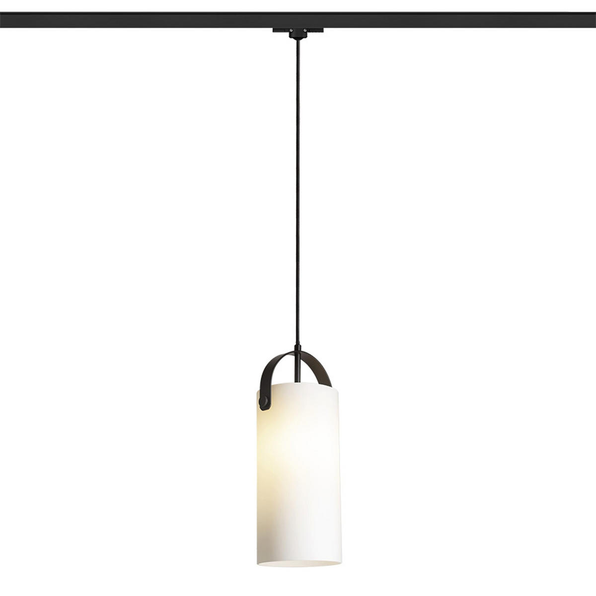 DECKENLEUCHTE JULIETTA 31 Opalglas 15 W - Schwarz, Metall (30/30/20cm) - Rendl