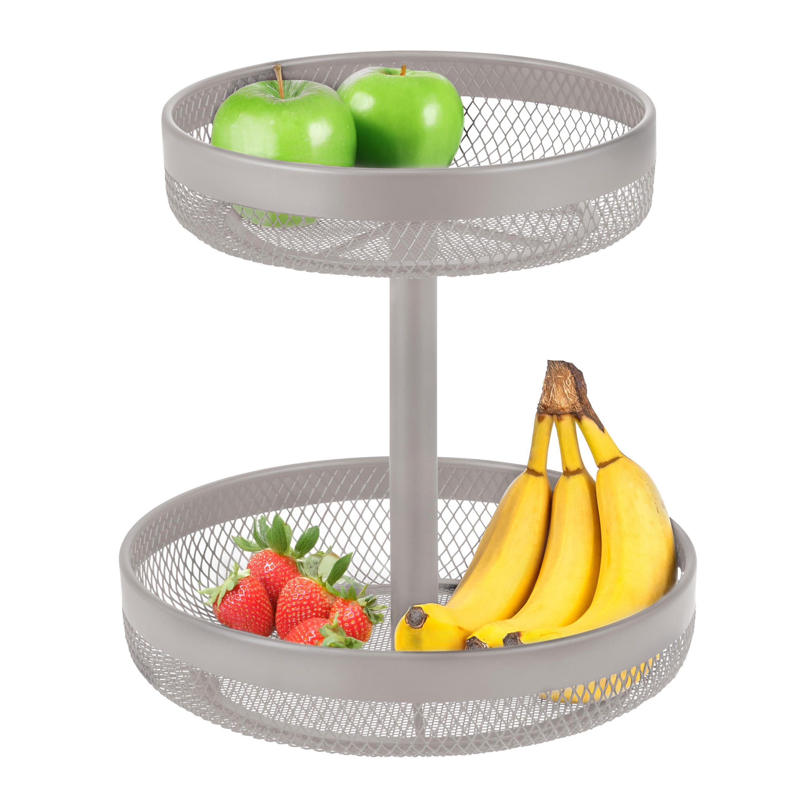 OBSTKORB, taupe, Metall - Taupe, Metall (31.5cm) - eluno