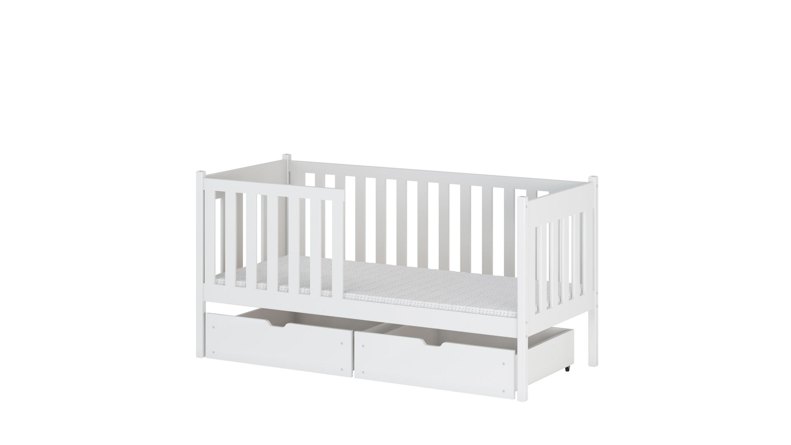 KINDERBETT WEIß - Weiß, Holz (90/200cm) - FURNLUX