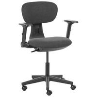 KANCELÁŘSKÁ ŽIDLE Látka Černá Core - černá, textil (68/88/68cm) - Beliani