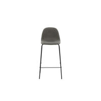 LOUNGESESSEL Polar Grau 42x43x105 - Grau, Textil (42/105/43cm) - FURNLUX