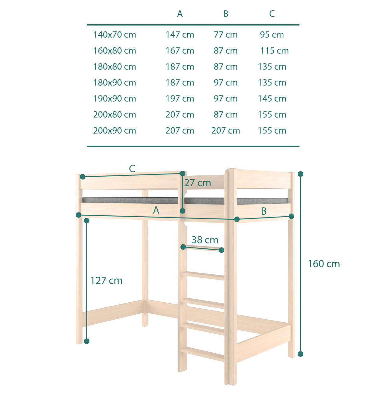 HOCHBETT Hugo 190x90 naturbelassen - Naturfarben, Holzwerkstoff (90/190cm)