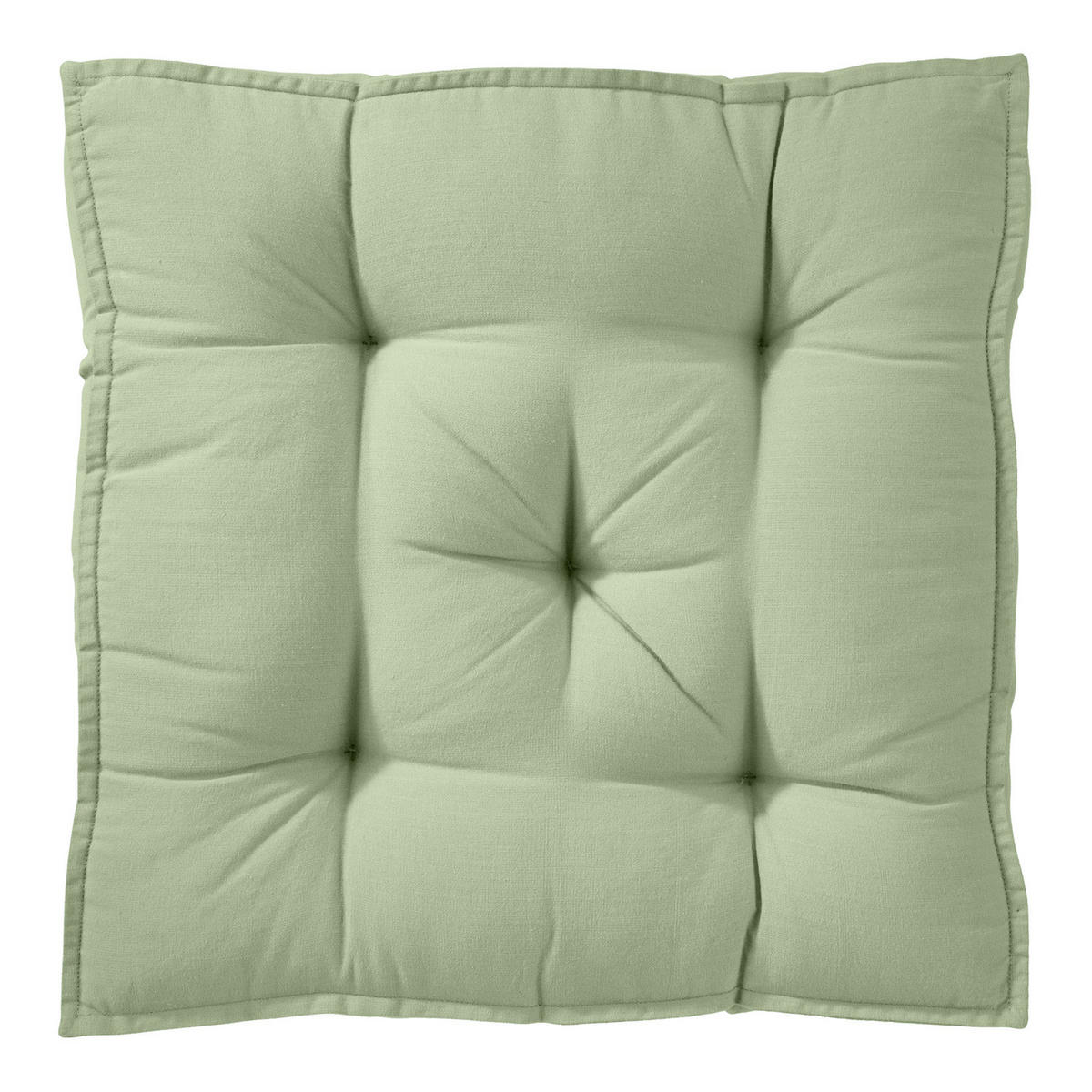 SITZKISSEN Solid - Baumwolle / Polyester - Salbeigrün, Textil (40/40cm) - Butlers
