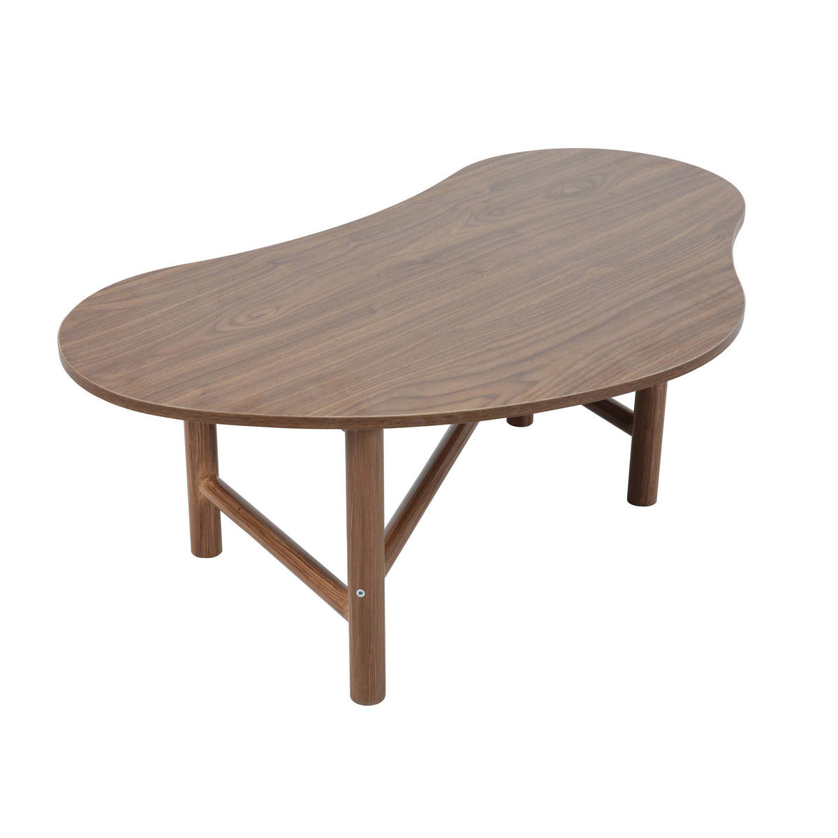 COUCHTISCH, Braun - Dunkelbraun/Braun, Holz (100/60/38cm) - Oviala