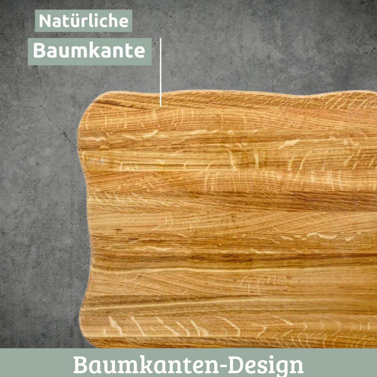 SCHNEIDEBRETT Holz groß DOLU klingenschonend 40x33x4,5 cm Hellbraun - Hellbraun, Holz (40/33cm) - DELUKE