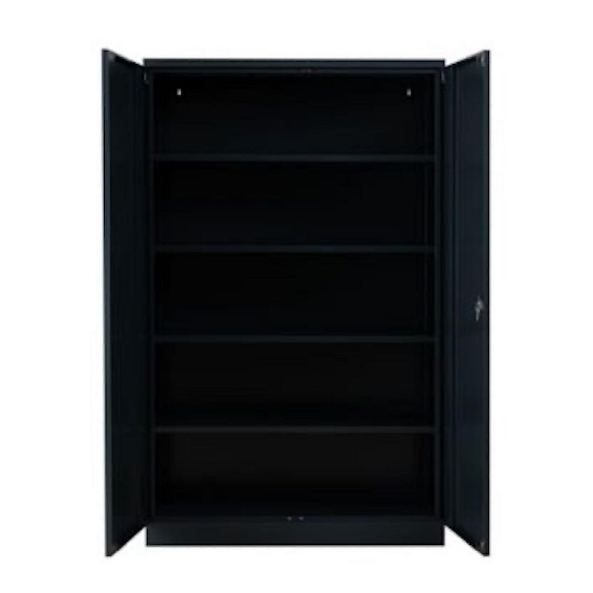 STAHLSCHRANK Bee mit 6 lackierten Fachböden 195x120x42 cm Korpusfarbe Anthrazit Frontfarbe Anthrazit - Anthrazit, Metall (120/195/42cm)