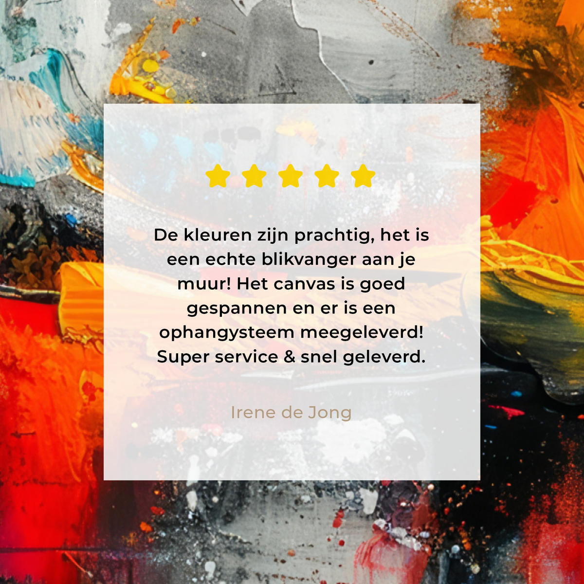 LEINWANDBILD Moderne Kunst - Orange - Grau - Abstrakt Room Decor 30x40 cm - Hellgrau, Textil (30/40cm) - MuchoWow