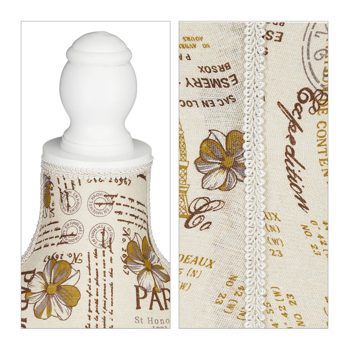 KRAJČÍRSKA busta - viacfarebná, drevo/textil (41/168/34.5cm) - Relaxdays