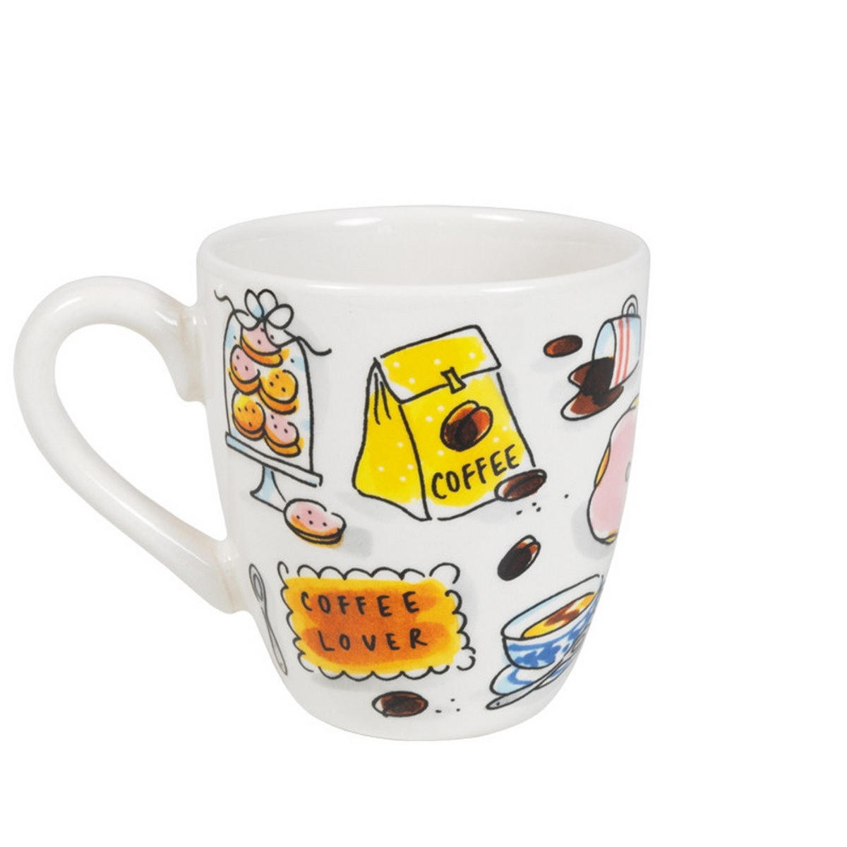 MINI-BECHER Herz Blond x Senseo in Bunt - 200 ml - Multicolor, Keramik (0.2L) - Blond Amsterdam