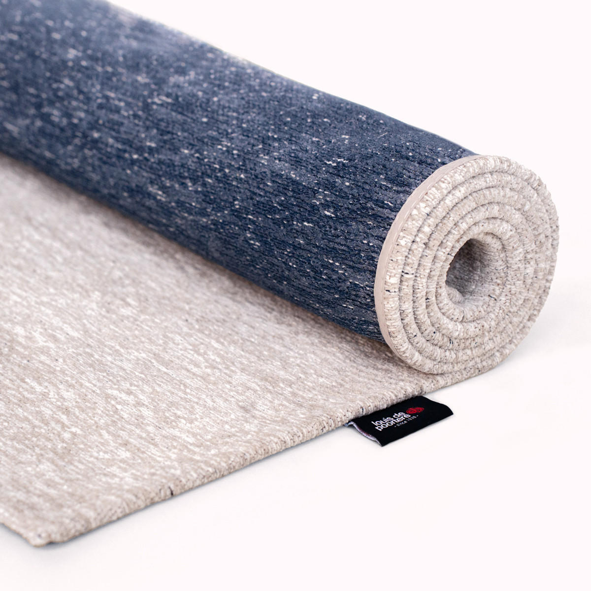 TEPPICH Sea Ink Ribbon 280/390 cm - Blau, Textil (280/390cm) - Louis De Poortere