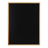 KREIDETAFEL Magnetisch 60/80 cm - Schwarz, Metall (60/1.3/80cm)