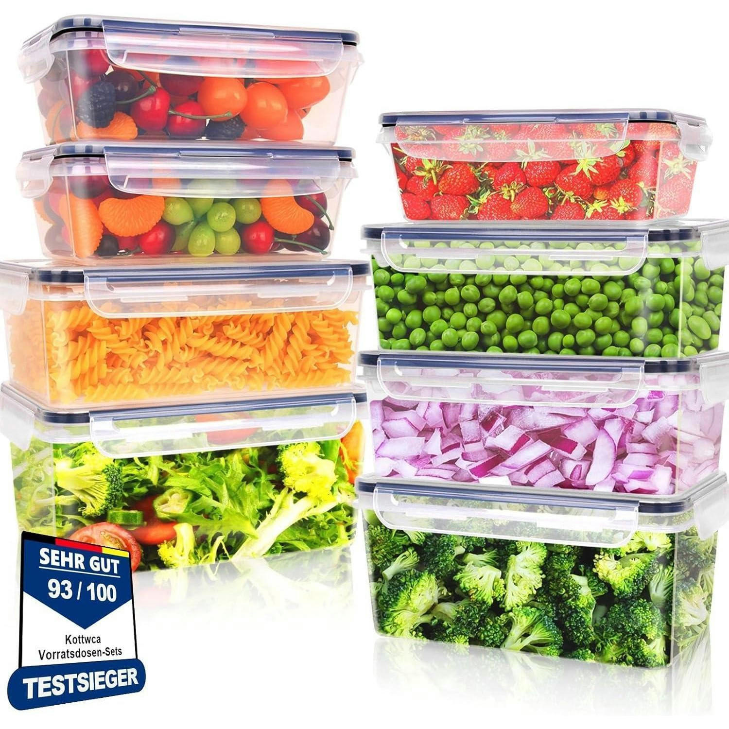 XXXLutz Vorratsdosen-Set Mehrfarbig 14.6x10.2x22.3 cm