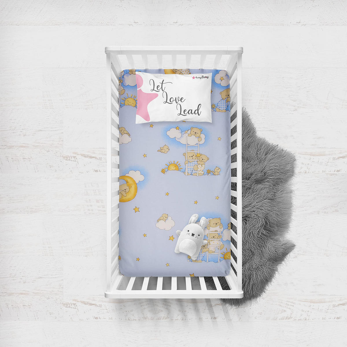 KINDERBETTMATRATZE 60/120 cm, in Blau - Blau, Naturmaterialien - Best for Kids