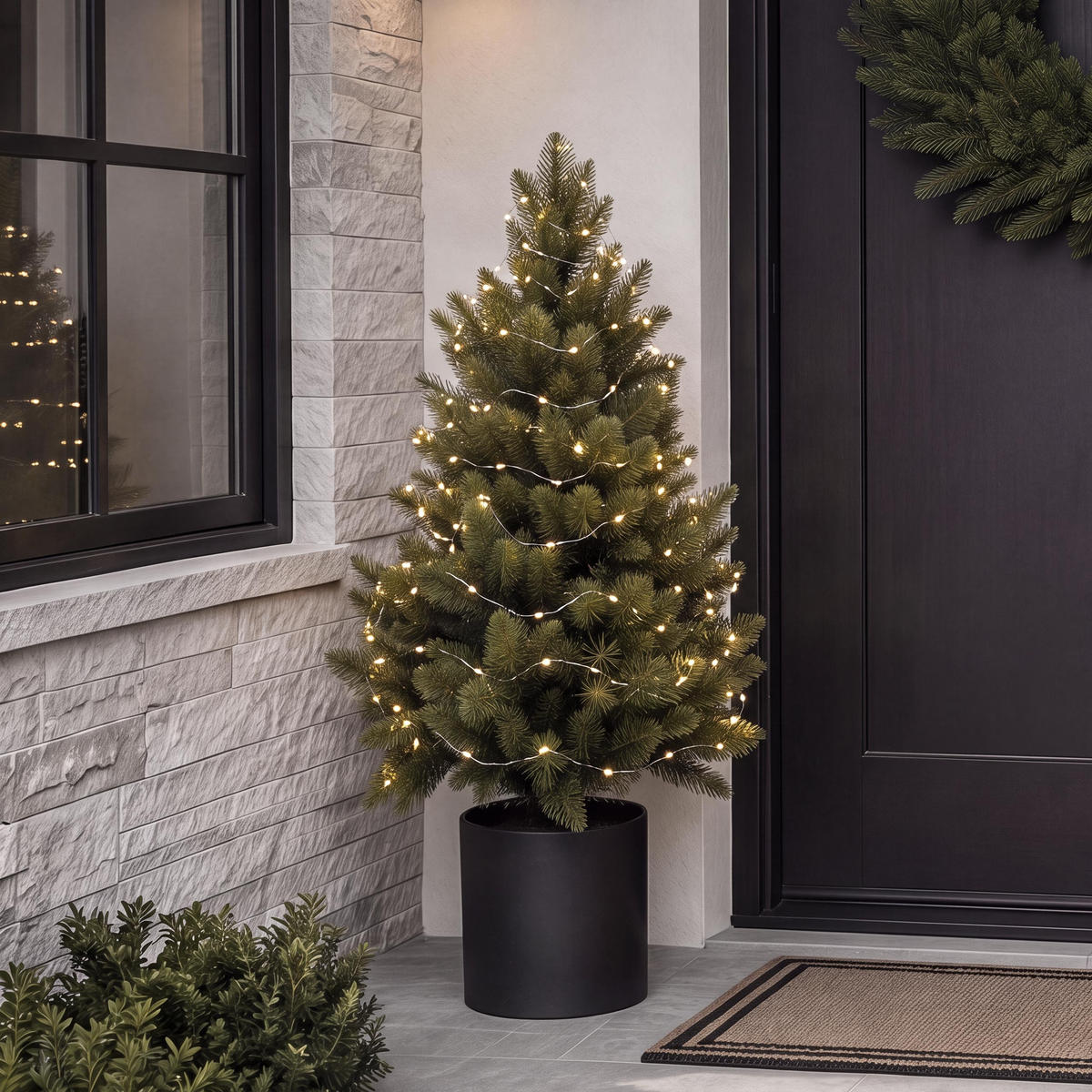 WEIHNACHTSBAUM Grün - Grün, Kunststoff (55cm) - MCW
