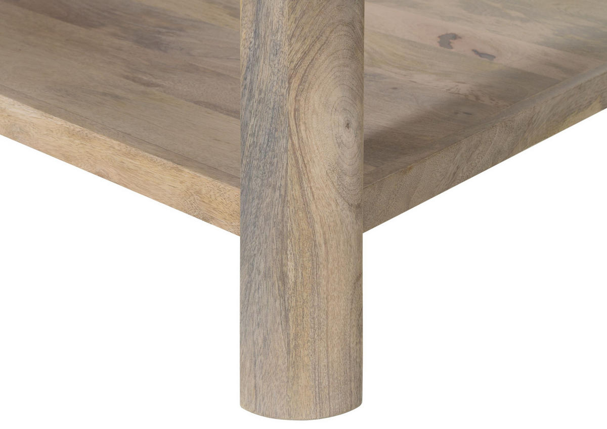 COUCHTISCH Mango 70x70x45 weiß lackiert TORONTO #306 - Weiß, Holz (70/70/45cm) - Massivmoebel24