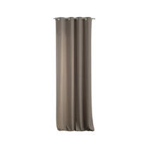 FERTIGVORHANG mit Ösen 140x280cm - Cappuccino, Textil (140/280cm) - Dekoria