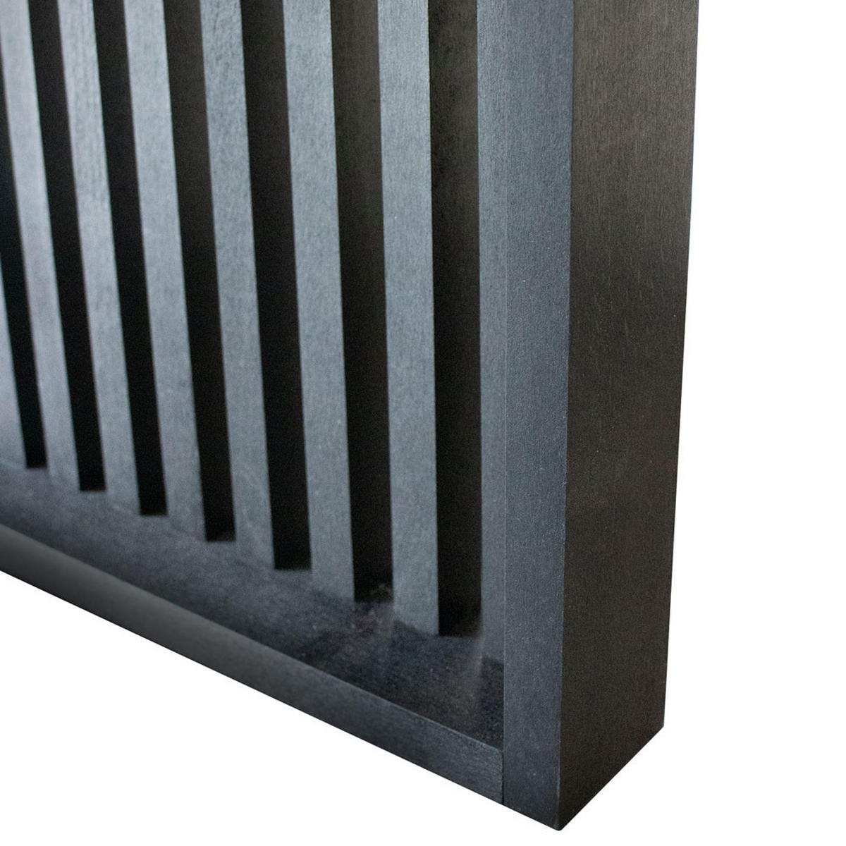 SITZBANK LORA - Schwarz, 78 cm - Schwarz, Holz (78/42/40cm) - Home Deluxe