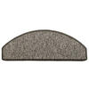 STUFENMATTE Set. 15 Stück "Florenz" Sisal Optik Flachgewebe Grau 24 x 65 cm - Grau, Textil (24/65/4cm) - oKu-Tex