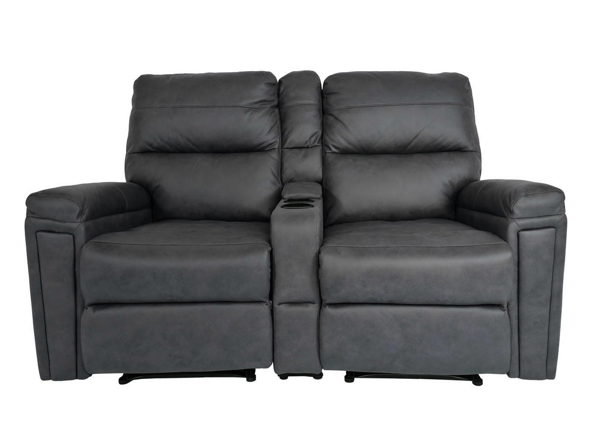 2ER KINOSESSEL Grau - Grau, Textil (157/102/166cm) - MCW