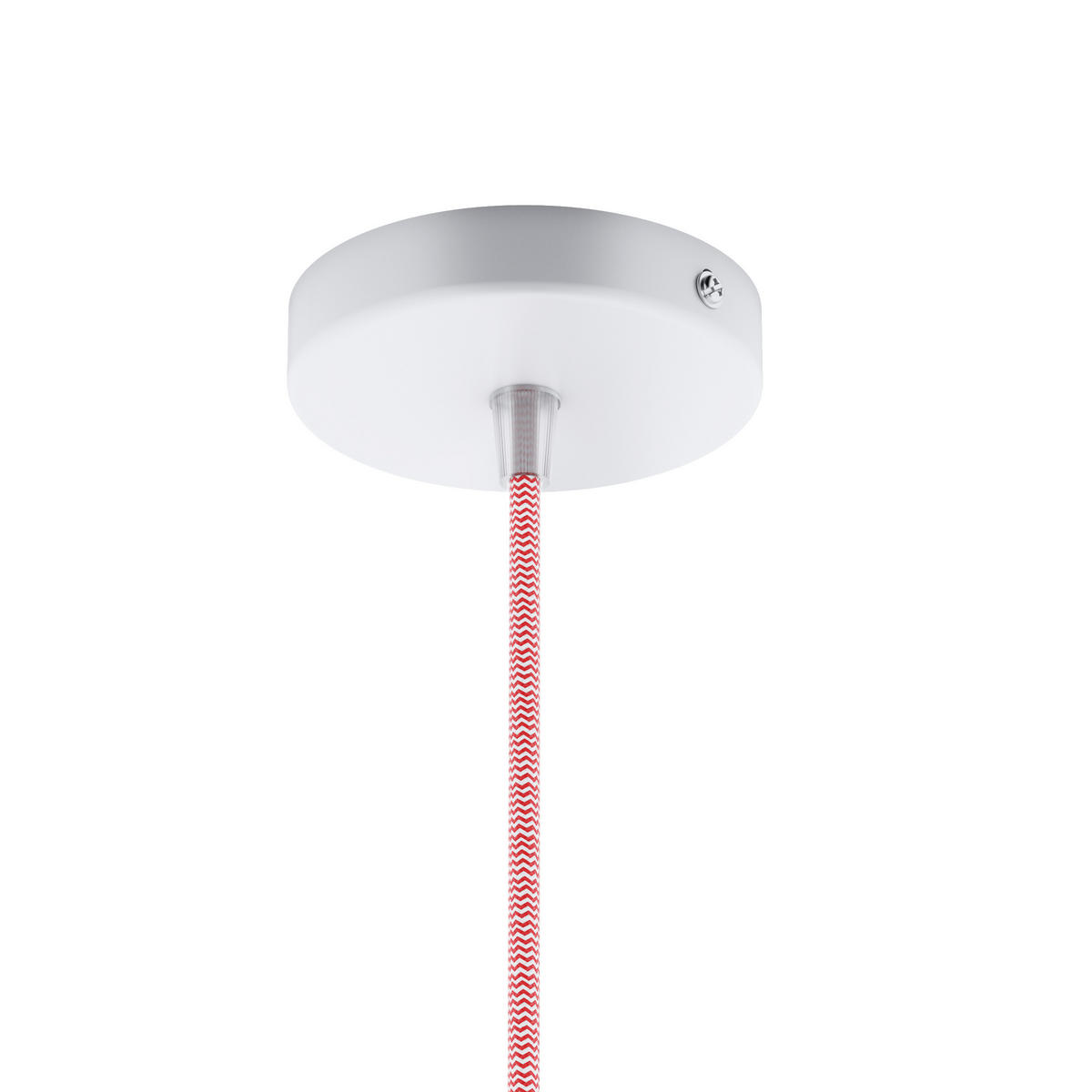 PENDELLEUCHTE ELISA red white 15 W - Rot, Metall (10/10/2cm) - Rendl