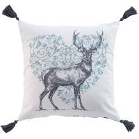 ZIERKISSEN 40/40 cm - Multicolor, Naturmaterialien (40/40cm) - Douceur d´intérieur