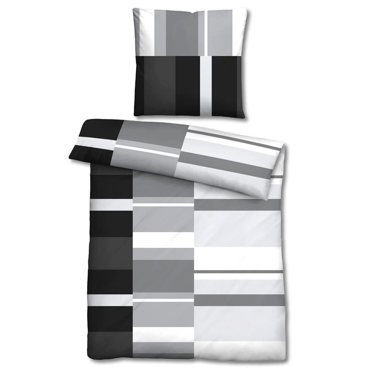 BETTWÄSCHE 155x220 cm - Weiß, Textil (155/220cm)