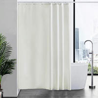 DUSCHVORHANG Stoff Beige 180 x 210 cm - Beige, Textil (180/210cm)