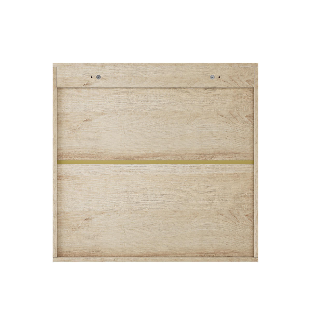 WANDSCHRANK Badezimmer Eichenoptik mit 2 Türen & griffloses Design - Eichefarben, Holzwerkstoff (60/58/21.6cm) - Urban Meuble