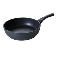 BRATPFANNE Bratchef Maxi Hoch Induktion - Schwarz, Metall (28cm) - Kelomat