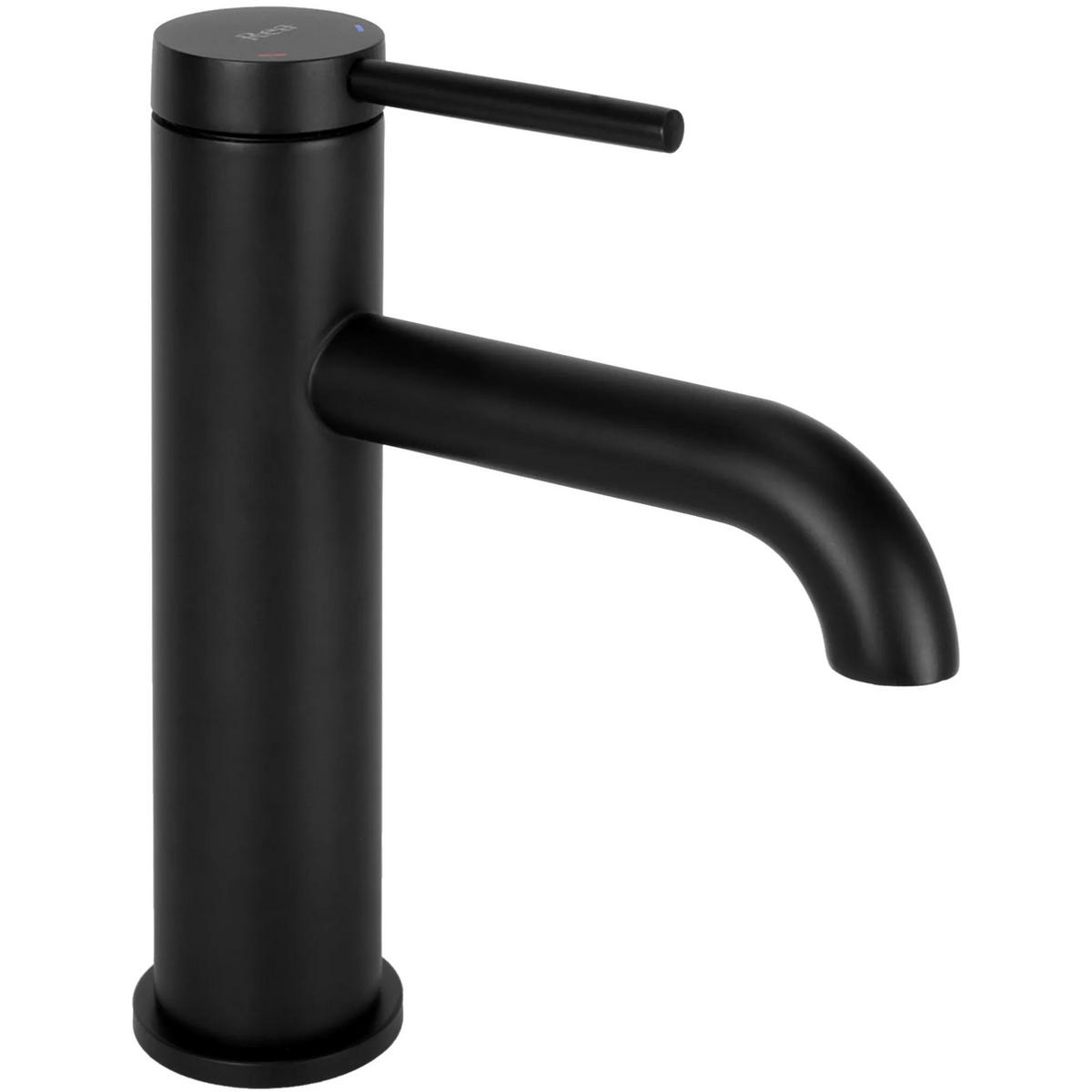 WASCHBECKENARMATUR Rea Spot Black Low - Schwarz, Metall (5/18/16.5cm) - REA
