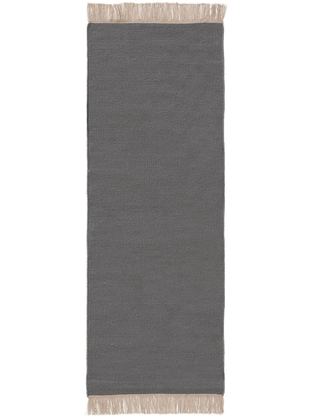 TEPPICH Liv Grau 80x250 cm - Grau, Textil (80/250cm) - benuta Pop