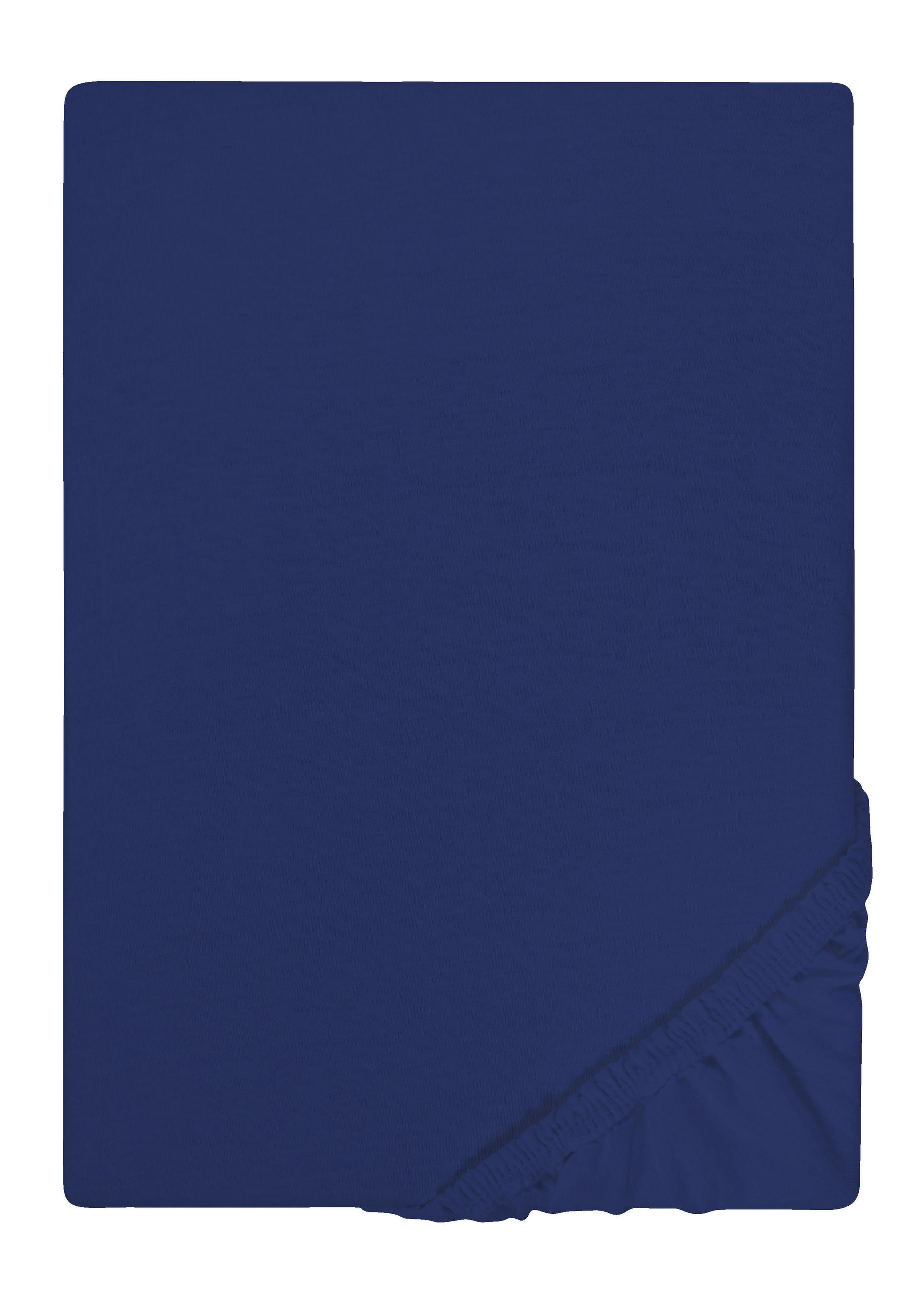 Castell Spannbetttuch Dunkelblau 200x200 cm