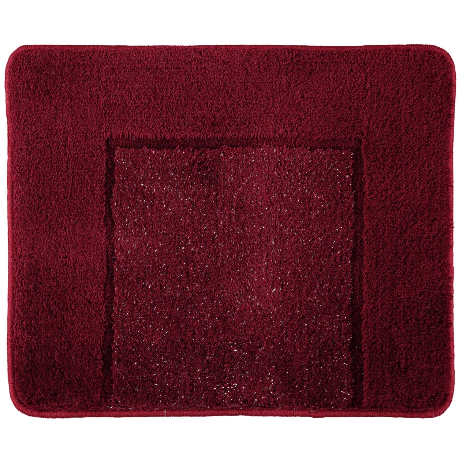 BADTEPPICH VERSAILLES BORDEAUX-LUREX - 407 - Rot, Textil (50/60cm) - Rhomtuft