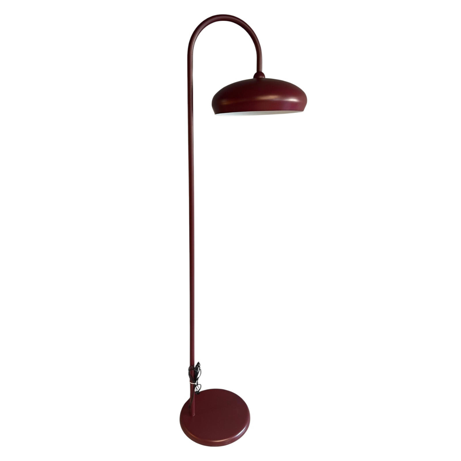 STEHLAMPE Bralo 180 Cm - Bordeaux, Metall (37/37/180cm) - Bamyum
