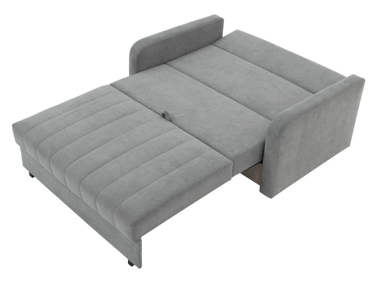 SCHLAFSOFA Viva Silk II - Dunkelgrün/Schwarz, Holz/Textil (132/85/98cm) - MIRJAN24