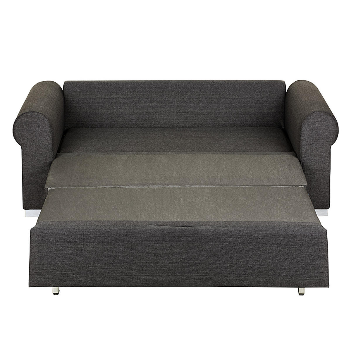 SCHLAFSOFA - Blau/Grau, Textil (184/90/90cm) - home24