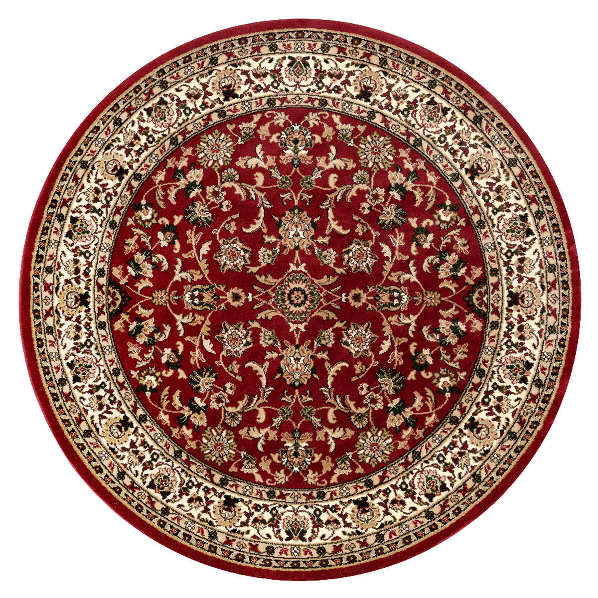 TEPPICH Royal 200 cm - Rot, Textil (200/200cm) - rugsX