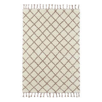 BERBERTEPPICH Marmoucha 70x140 cm - Schwarz, Textil (70/140cm) - THEKO