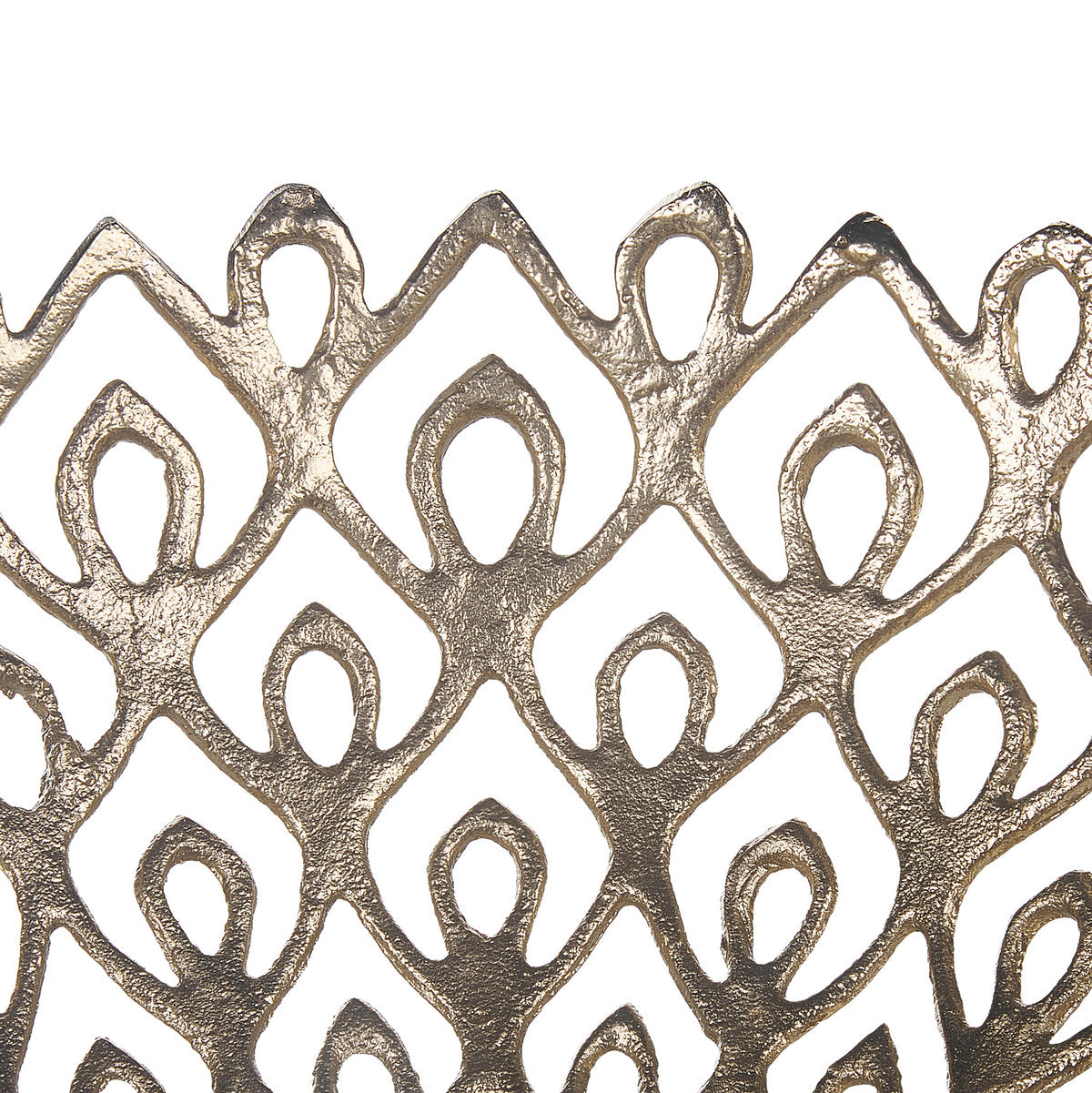 DEKOSCHALE Aluminium gold Grogol - Goldfarben, Metall (20cm) - Beliani