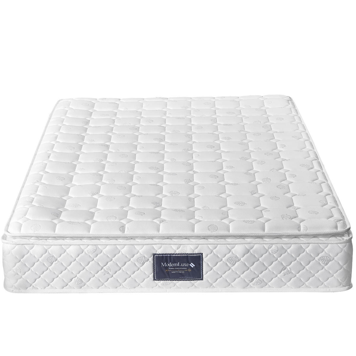 POLSTERBETT aus Sherpa 160x200 cm Weiß mit Matratze, LED-Beleuchtung, USB-C und 4 Schubladen - Weiß, Textil (160/200cm) - IVMEU