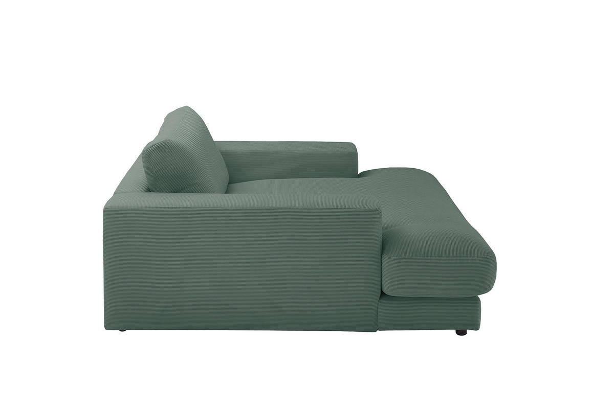 LONGSEAT MADELINE Smaragdgrün Cord - Smaragdgrün/Schwarz, Kunststoff/Textil (150/86/170cm) - KAWOLA