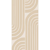 FOTOTAPETE Art Decó Muster 150 x 279 cm - Beige, Papier (150/279cm) - ESTAhome