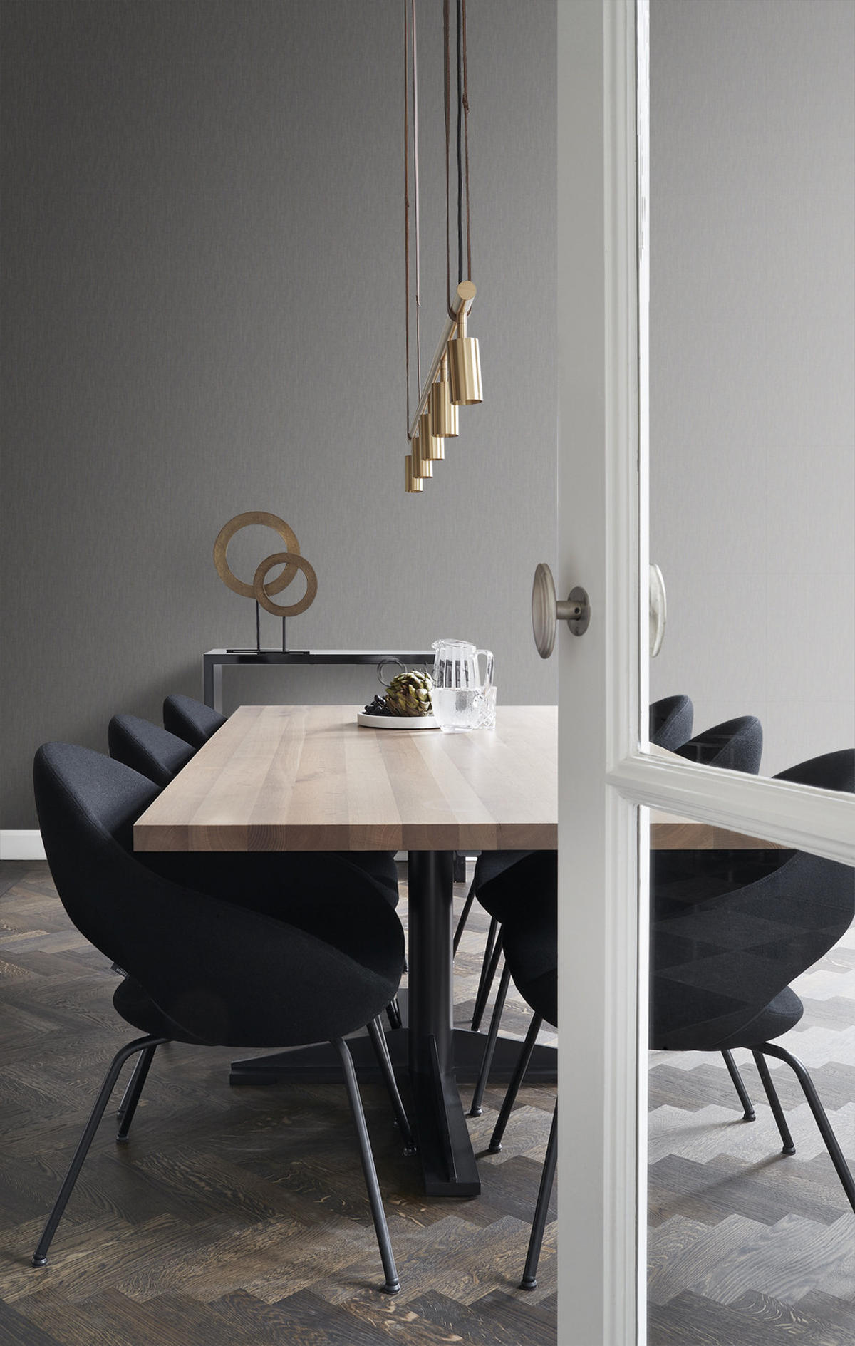 TAPETE 3D Grasmuster Leinen-Optik 53 cm x 10.05 m - Braun, Papier (53/1000cm) - Origin Wallcoverings
