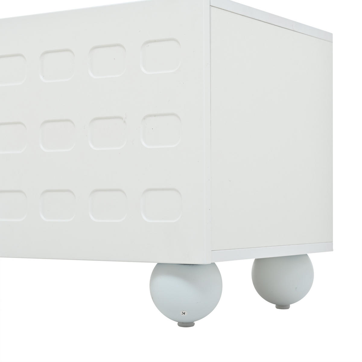 TV-LOWBOARD 200x40x44 cm Weiß 3 Türen Stauraum Schrank - Weiß, Holzwerkstoff (40/44/200cm) - FLIEKS