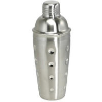 COCKTAILSHAKER 3tlg., Edelstahl, mit Sieb, 700 ml - Edelstahlfarben, Metall (9.5/9.5/26cm) - ich-zapfe