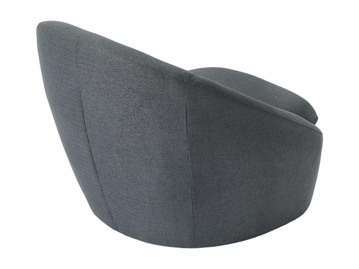 DREHSESSEL - Stoff - Grau - LACARA II - Grau, Textil (88/70/78cm) - Vente-Unique